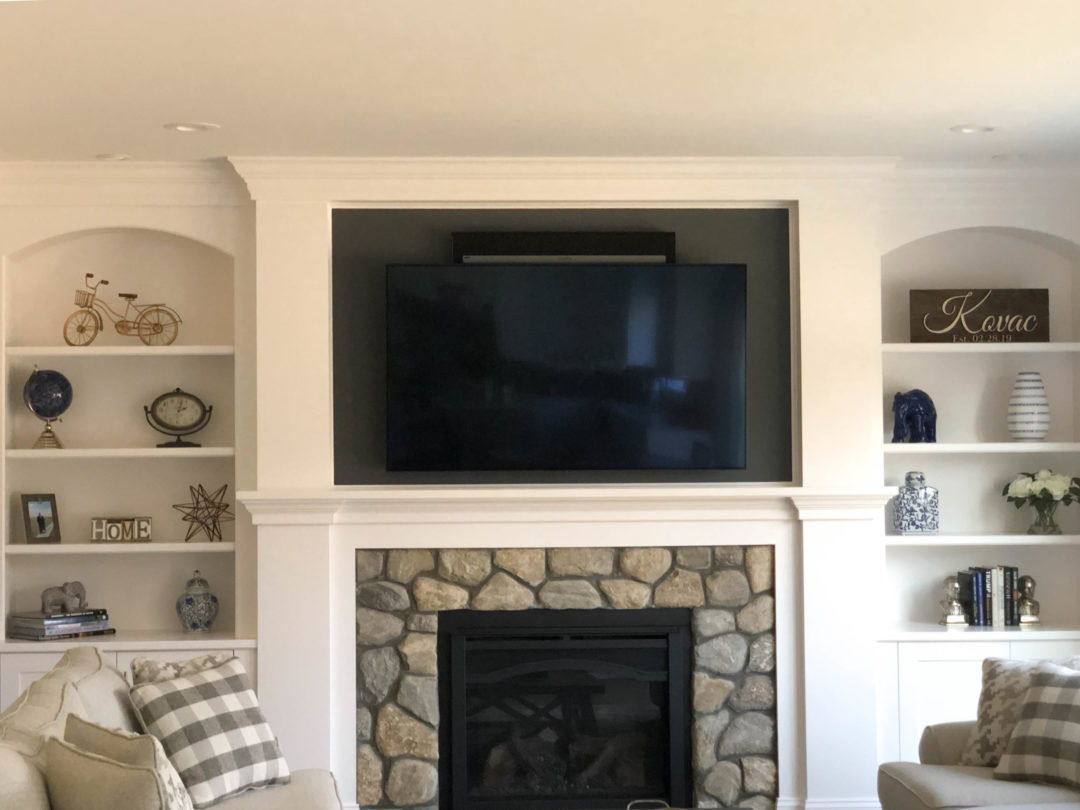 Living room after fresh paint