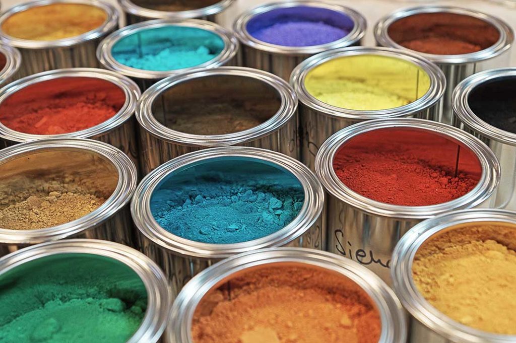pigments for interior paint cans